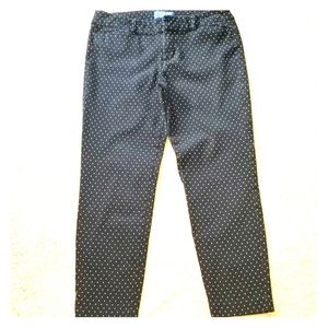 Old Navy Jeans Women's Size 6 Mid-Rise Poka Dot Denims